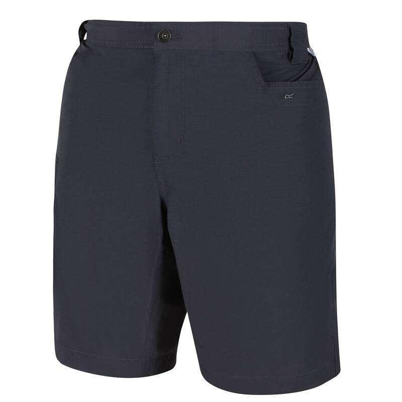 Slim Regatta herenwandelshort, grijs