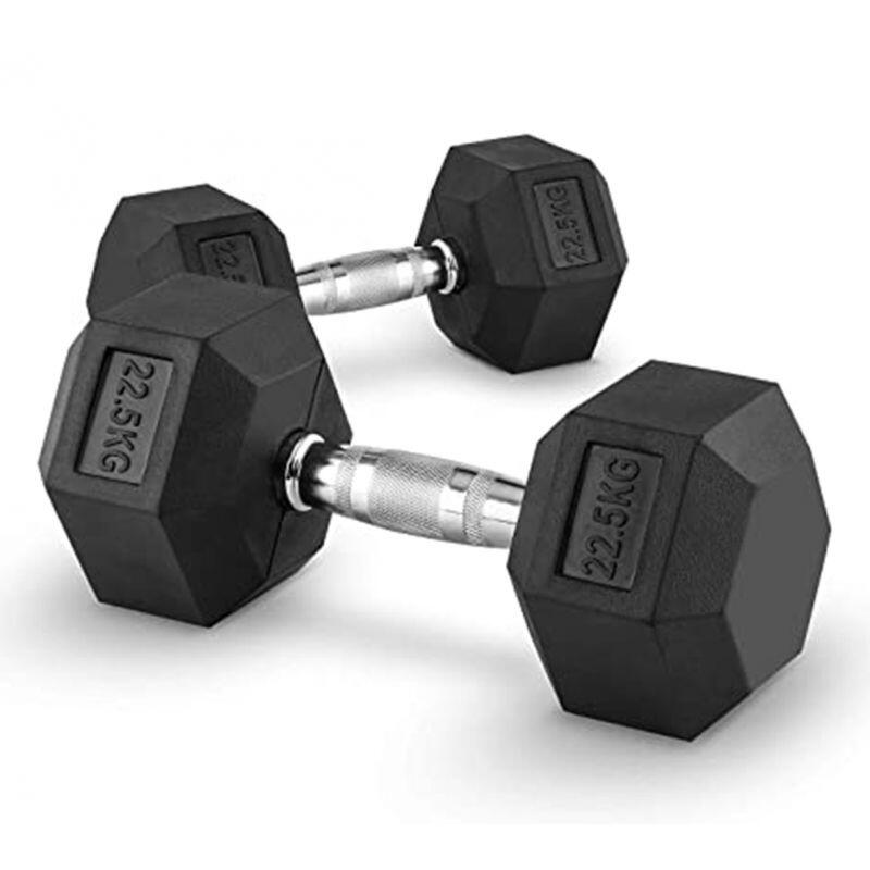 Halteres hexagonais de 22.5 kg