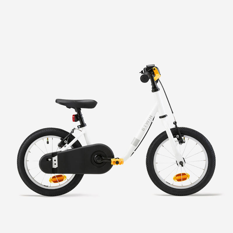 Segunda vida - Bici Discover 100 Niños 3-5 Años Blanco 14” - EXCELENTE