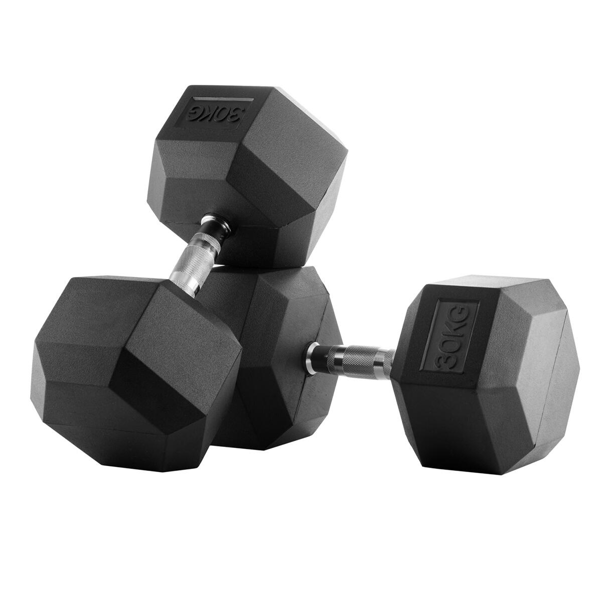 Halteres hexagonais de 30kg