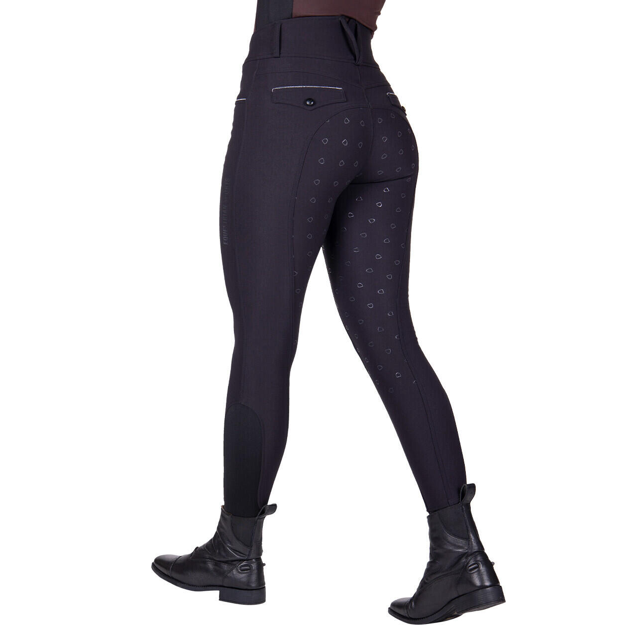 Pantalon équitation full grip QHP Julin 3/7