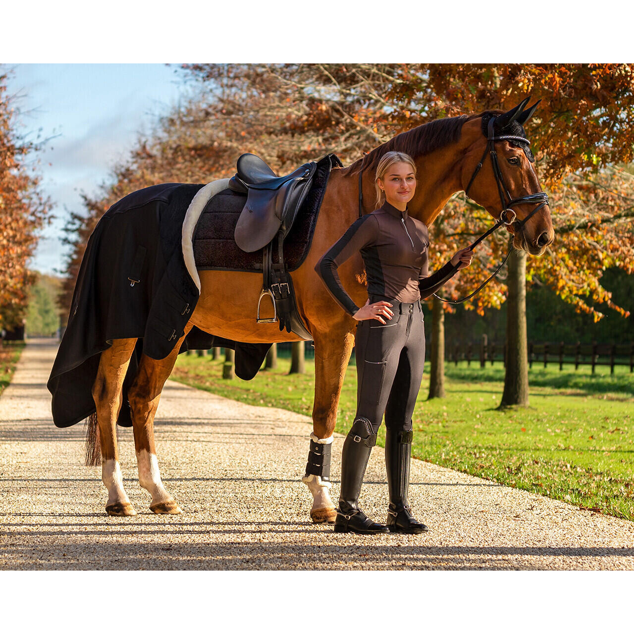Pantalon équitation full grip QHP Julin 4/7