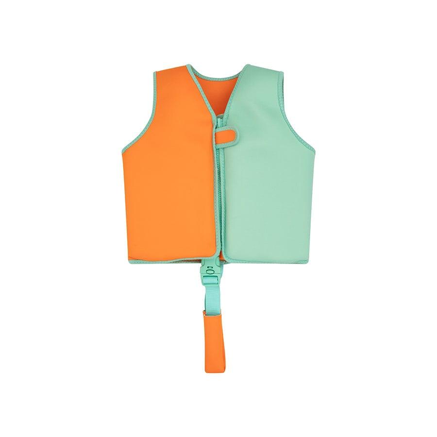SWIM ESSENTIALS Swim Essentials | Giubbotto Unicolore Salvagente Arancione/Verde 3-6 anni