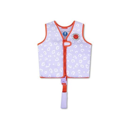 Gilet de natation - Lila Leopard - 3/6 ans