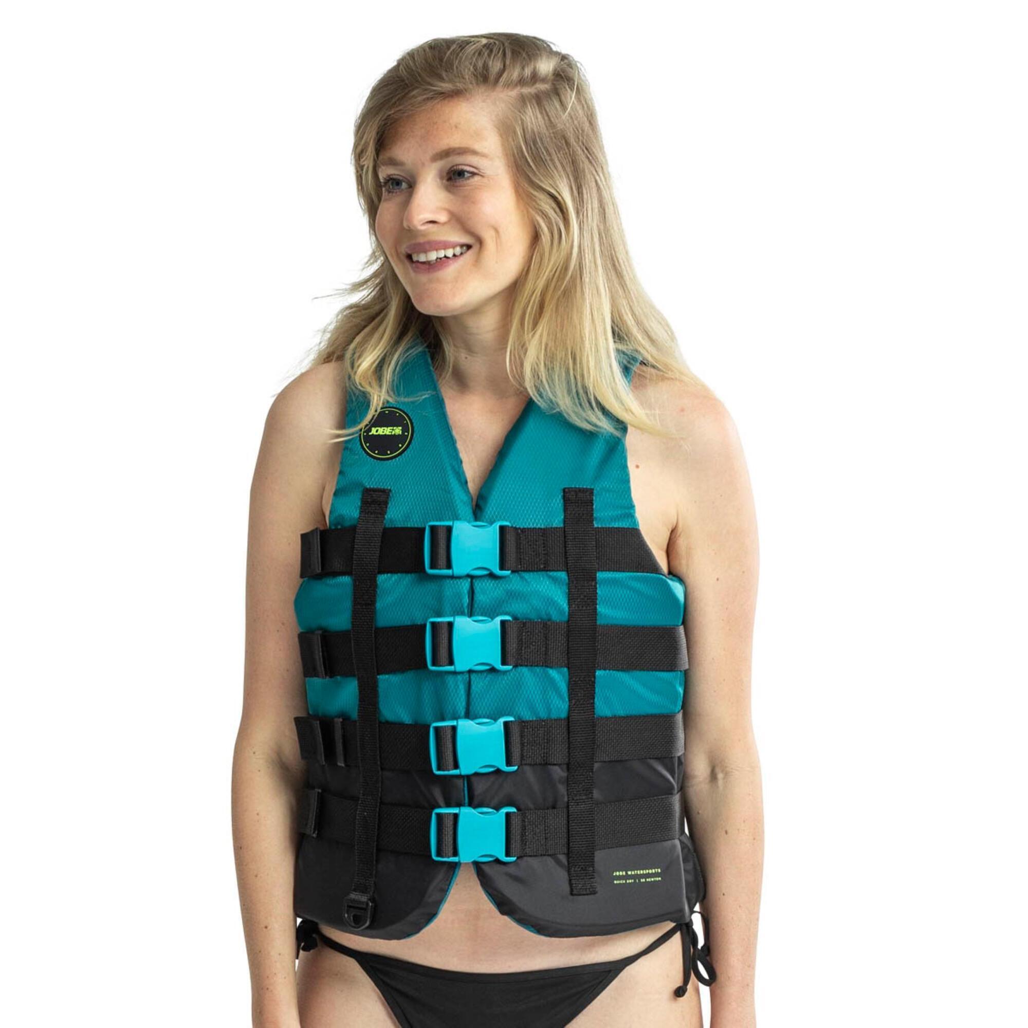 Jobe - Gilet De Flottaison À 4 Boucles Jobe Sports - Gilet De Natation - Bleu|vert - Decathlon