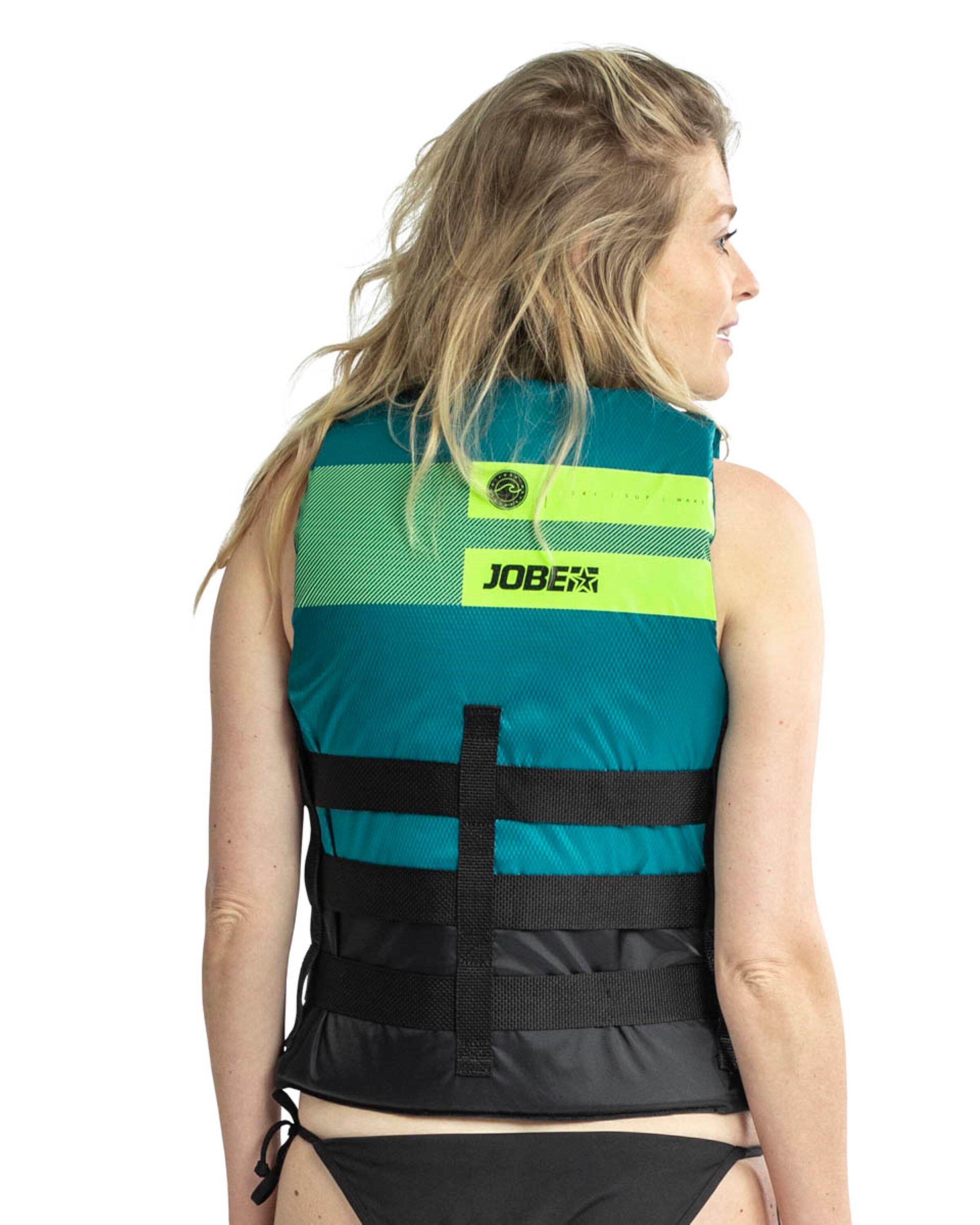 4 Buckle Teal Unisex 50N Schwimmweste Jetski Wakeboard Boot SUP Wasserski 3/6
