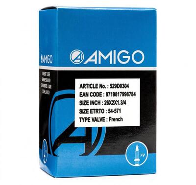 AMIGO Innenrohr 26 x 2 x 1 3/4 (54-571) FV 48 mm
