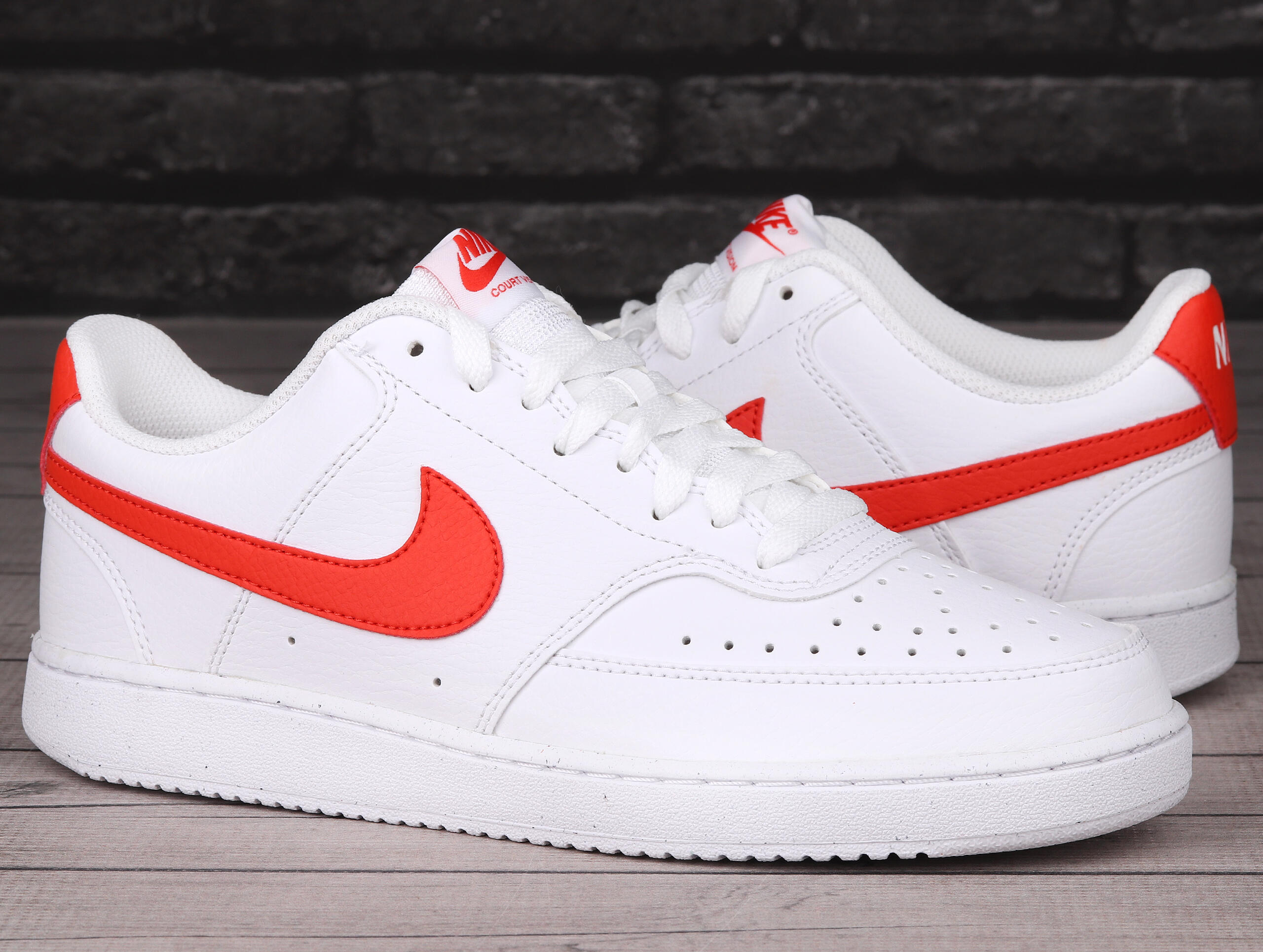 Zapatos Nike Court Vision Lo Blanco/Naranja 2/7