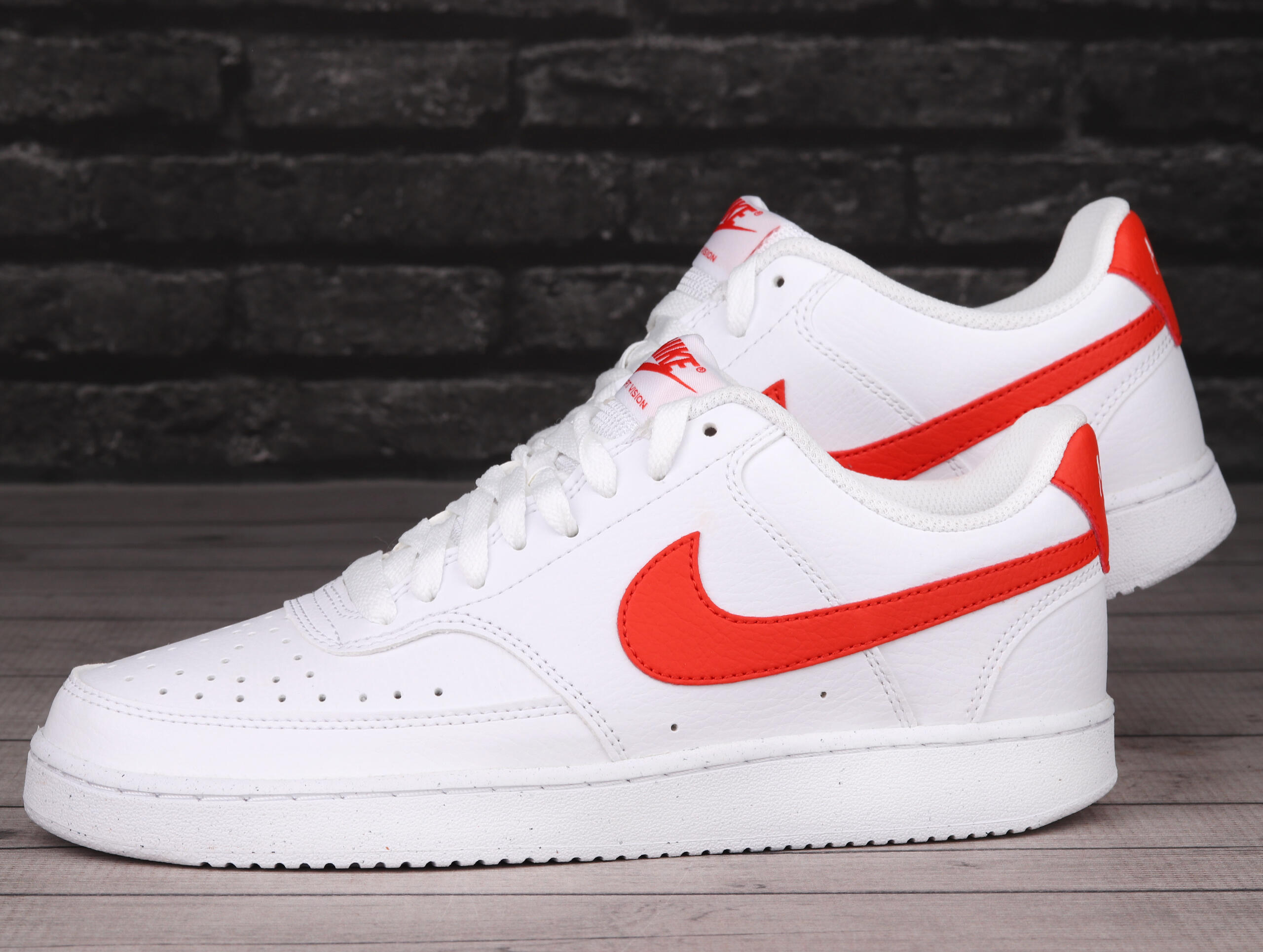 Zapatos Nike Court Vision Lo Blanco/Naranja 3/7