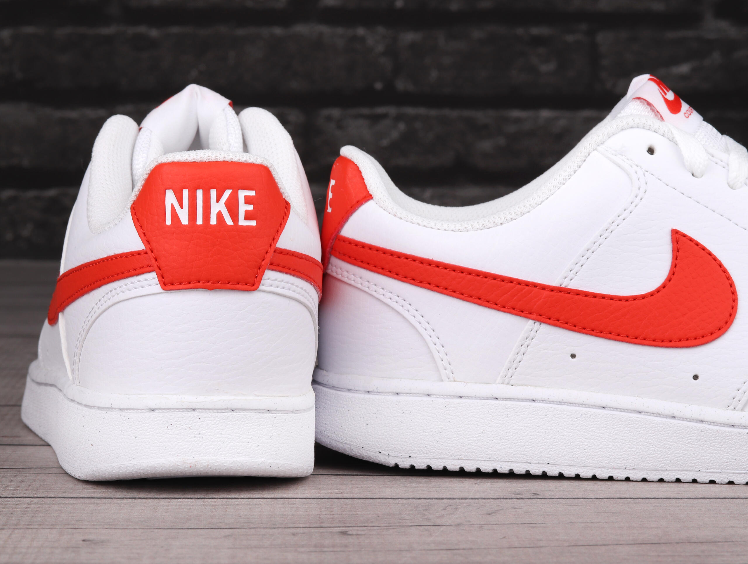 Zapatos Nike Court Vision Lo Blanco/Naranja 6/7
