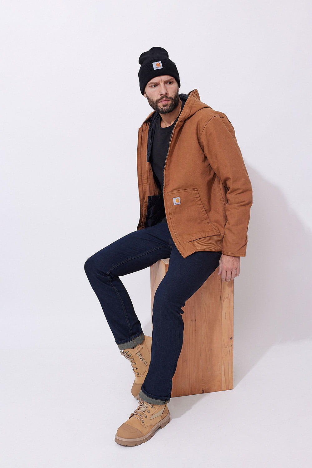 Kurtka męska zimowa Carhartt Washed Duck Active Jacket 2/5