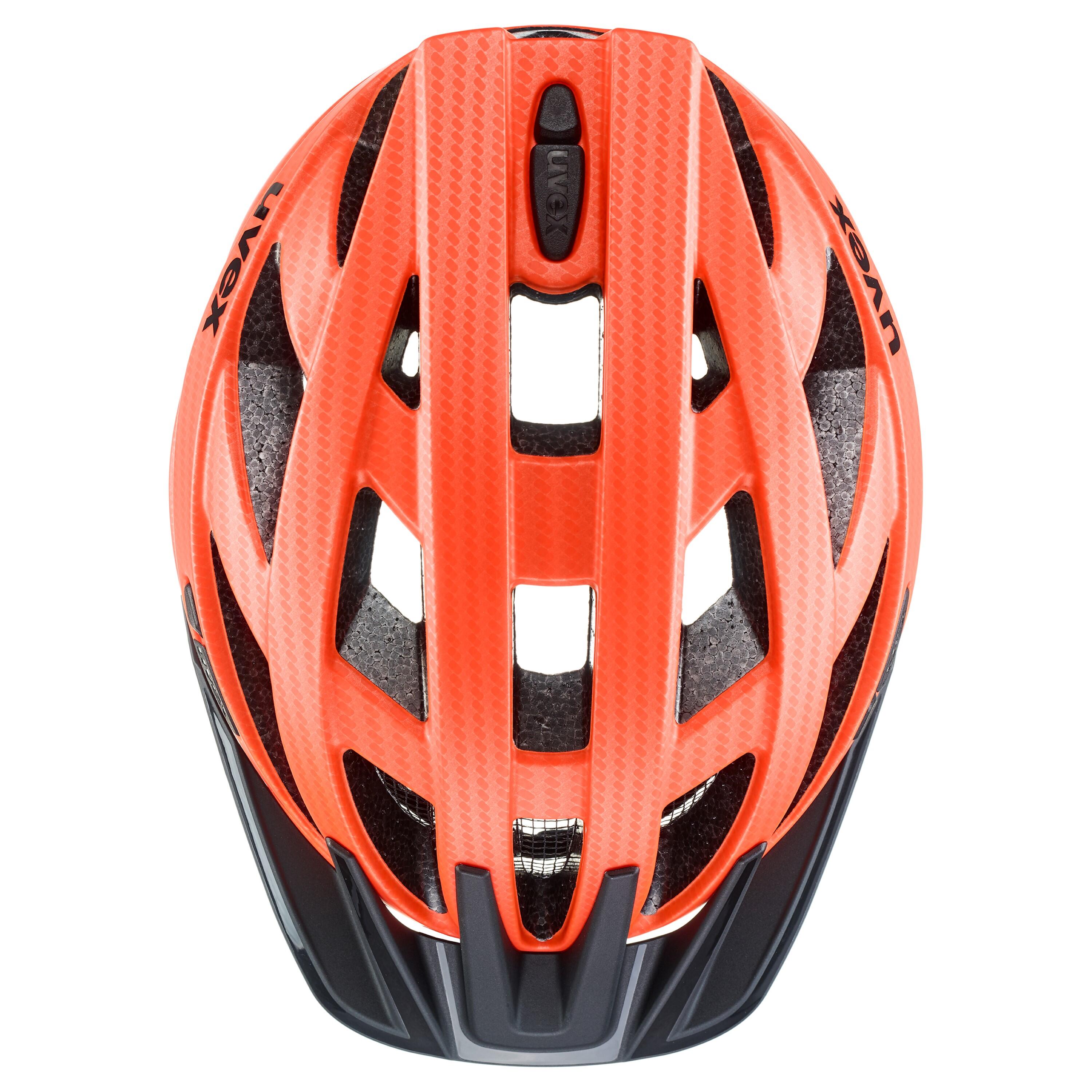 i-vo cc carbon look orange Erwachsenen Unisex Fahrrad Bike Rad MTB Rennrad Helm 3/7