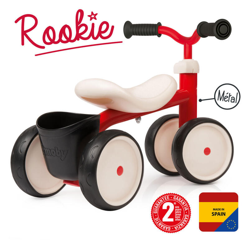 Kinderfiets Smoby Rookie Metal Carrier