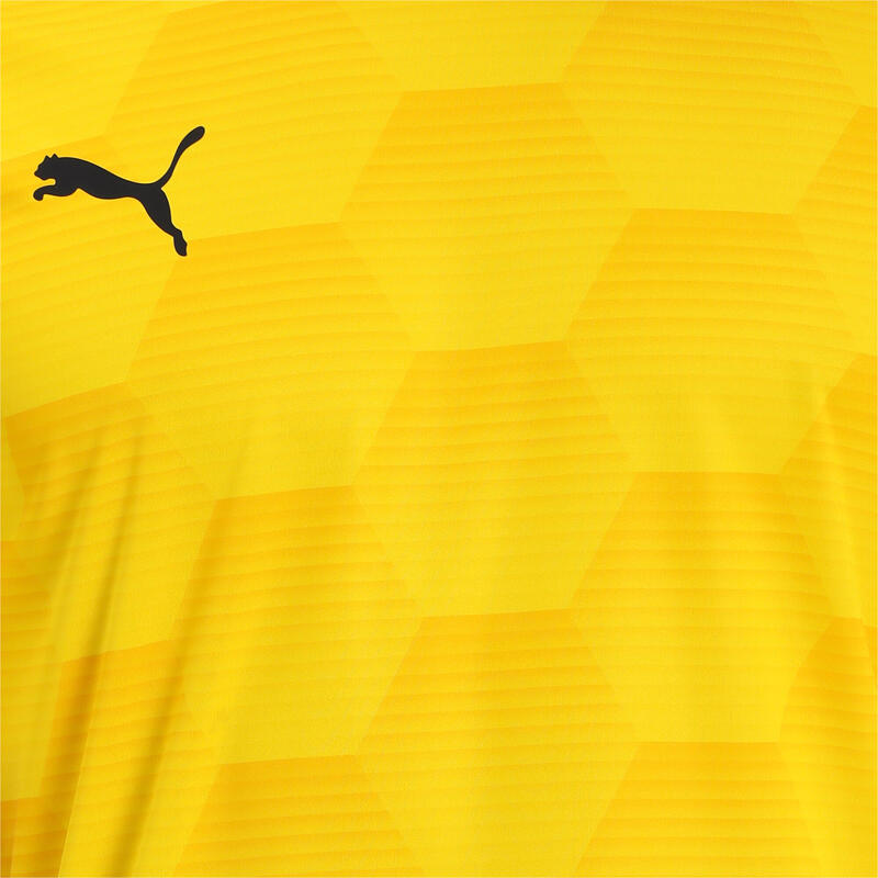 Camiseta Puma Teamfinal 21 Graphic Jersey, Amarillo, Hombre