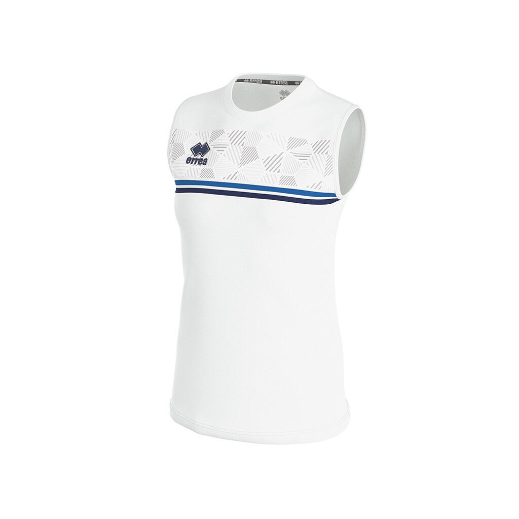Errea - Chasuble Fille Errea Divina - T-shirt Sans Manche - Blanc|bleu - 8 À 10 Ans - Decathlon