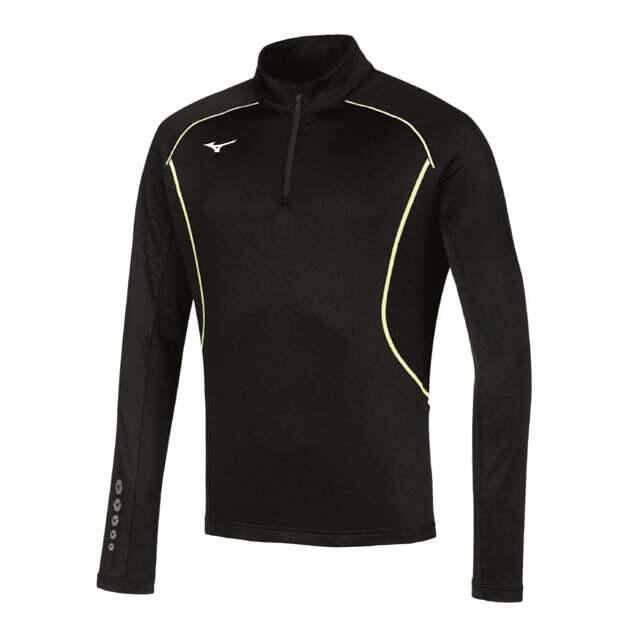 Mizuno Team Premium Warmer Men's Black/Green Sweatshirt
