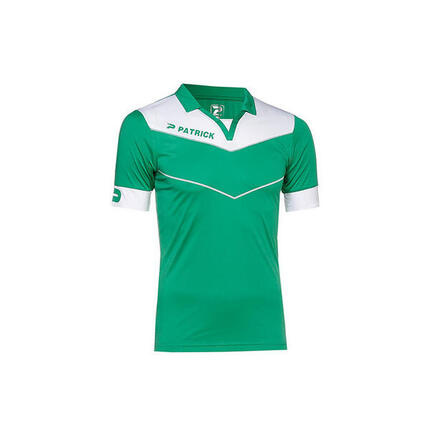Patrick Power Maillot Manches Courtes Hommes - Vert / Blanc