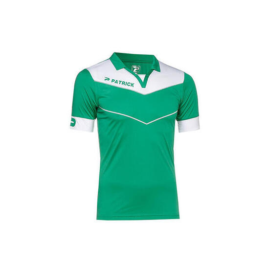 Patrick Power Maillot Manches Courtes Hommes - Vert / Blanc