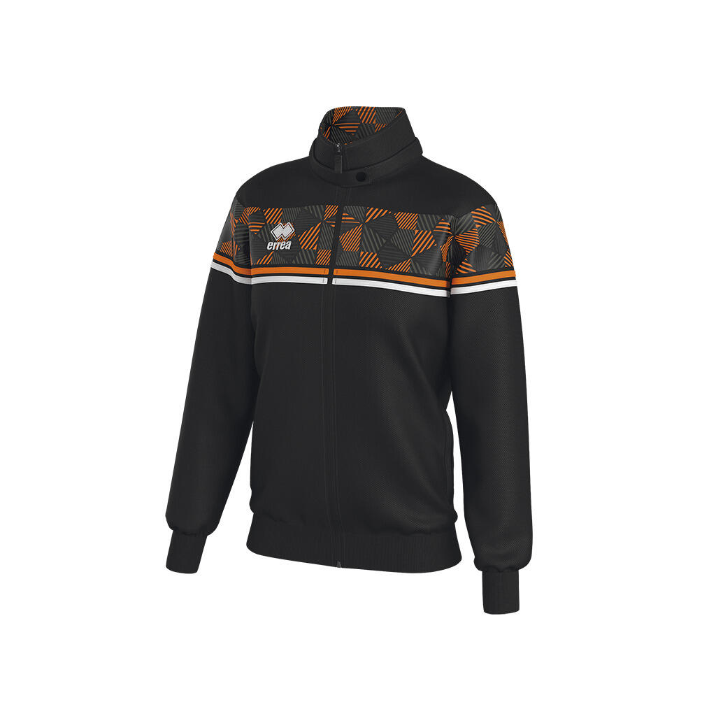 Errea - Veste Fille Errea Diana - Veste - Noir|orange -  6 À 8 Ans - Decathlon