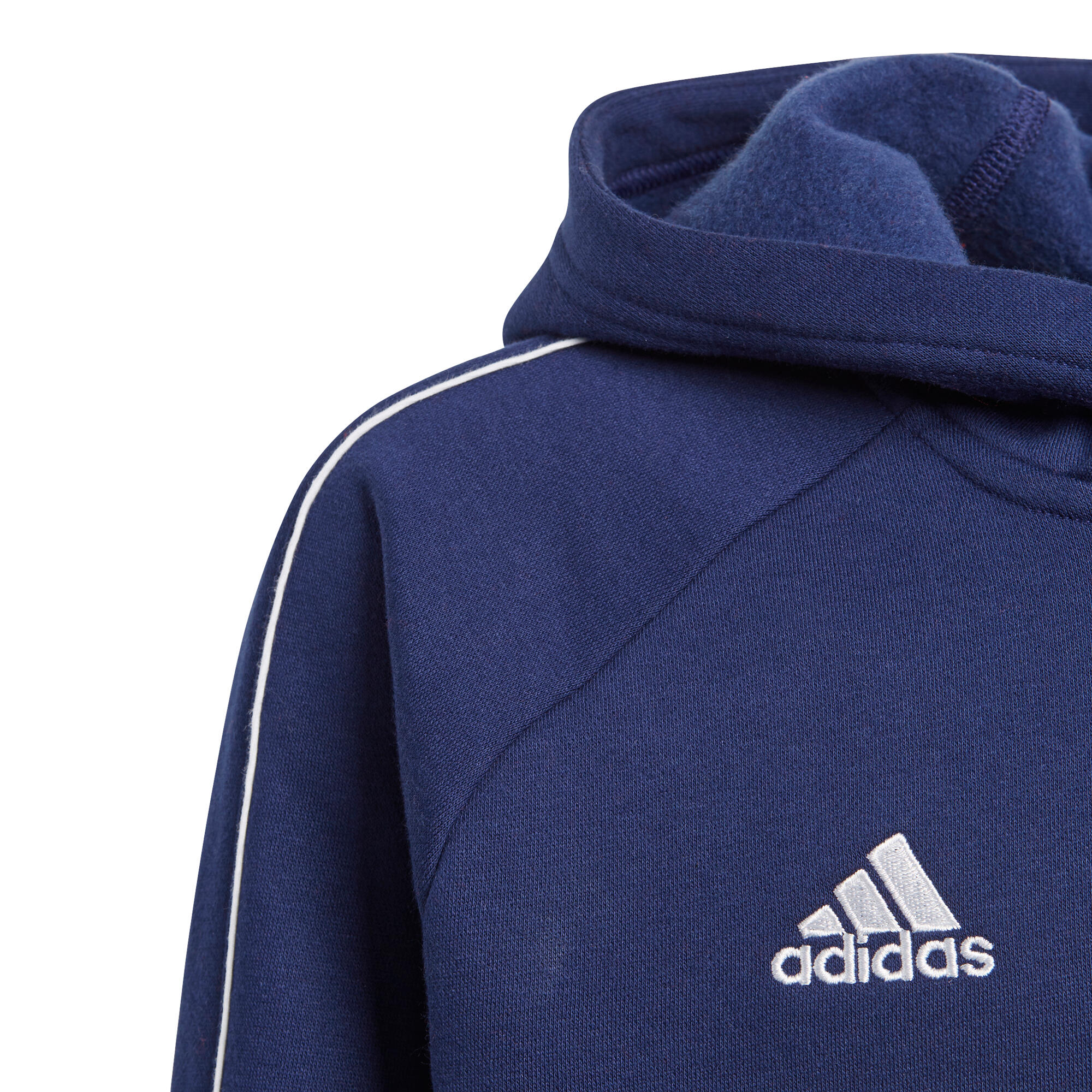 Felpa con cappuccio junior ( fleece) adidas blu 2/5