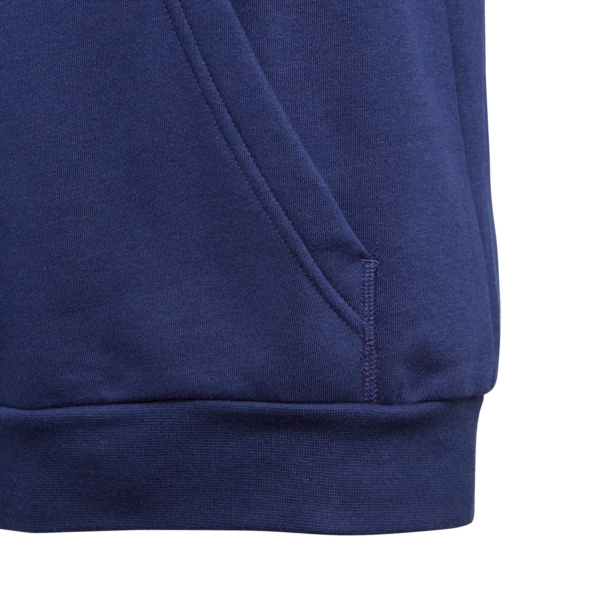 Felpa con cappuccio junior ( fleece) adidas blu 3/5