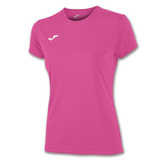 Camiseta Manga Corta Fitness Mujer Joma Combi Woman Amarillo