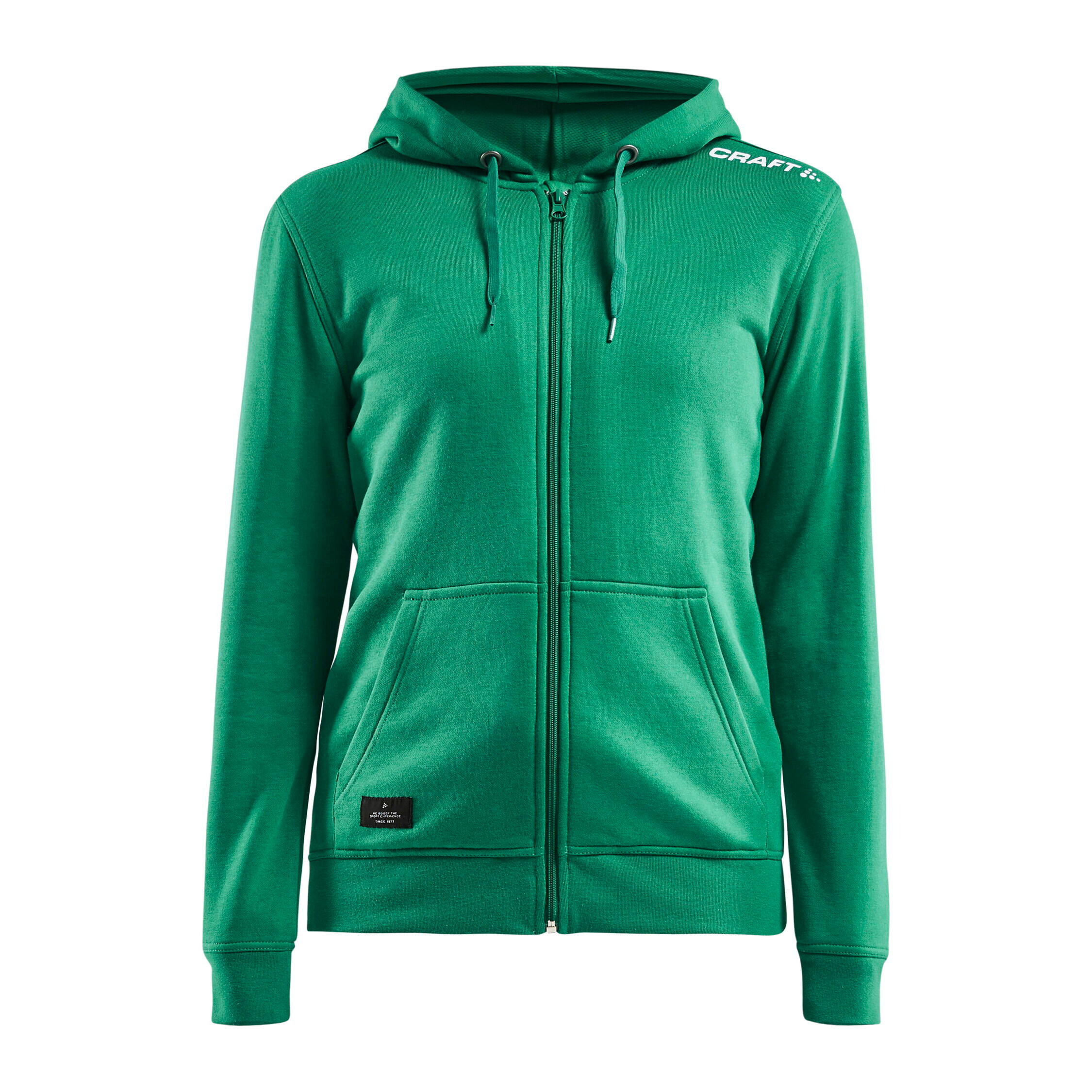 Craft - Sweat Zippé À Capuche Femme Craft Community - Veste - Vert - 38 S - Decathlon