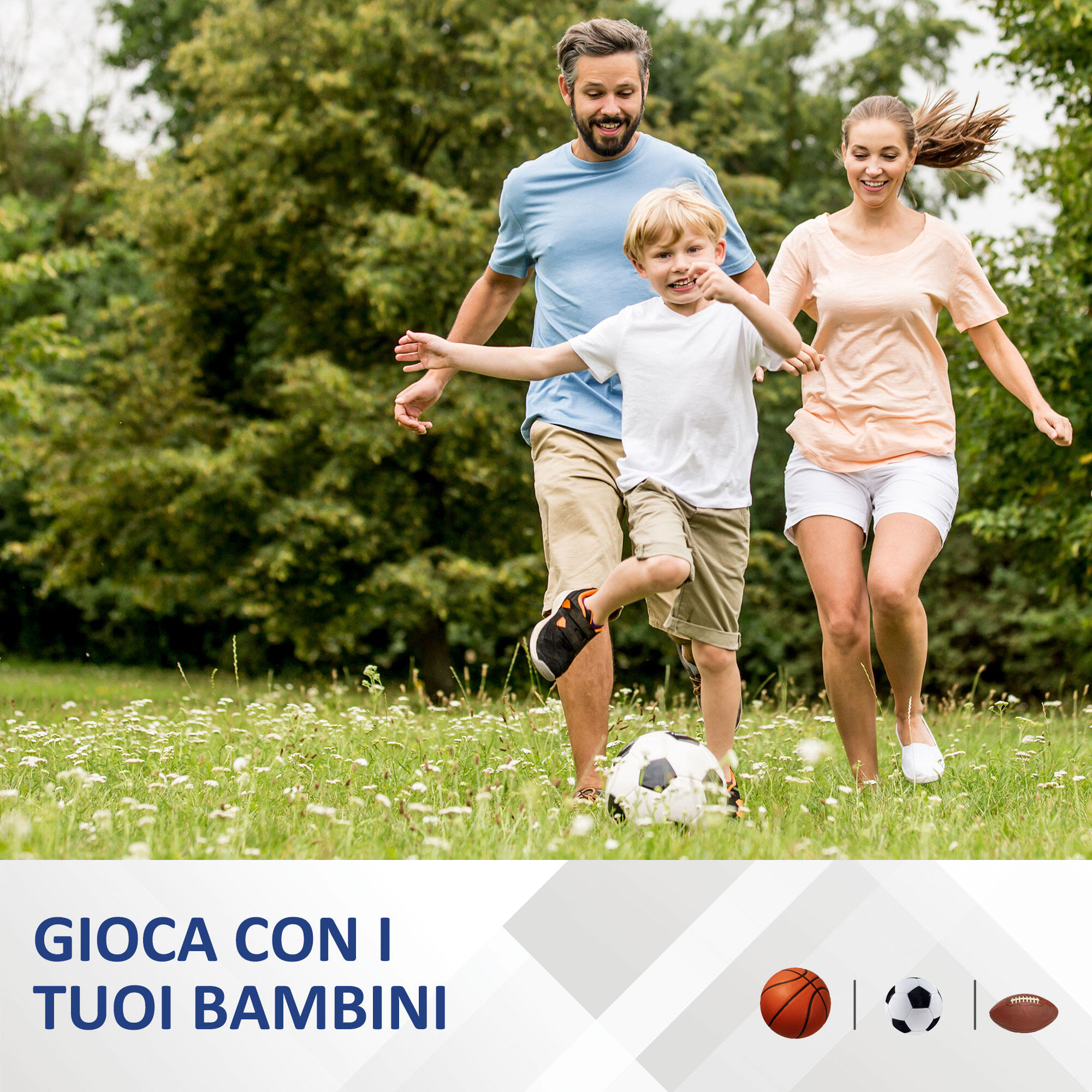 HOMCOM Rete da Calcio Rebounder Pieghevole con Angolazione Regolabile Blu 7/8