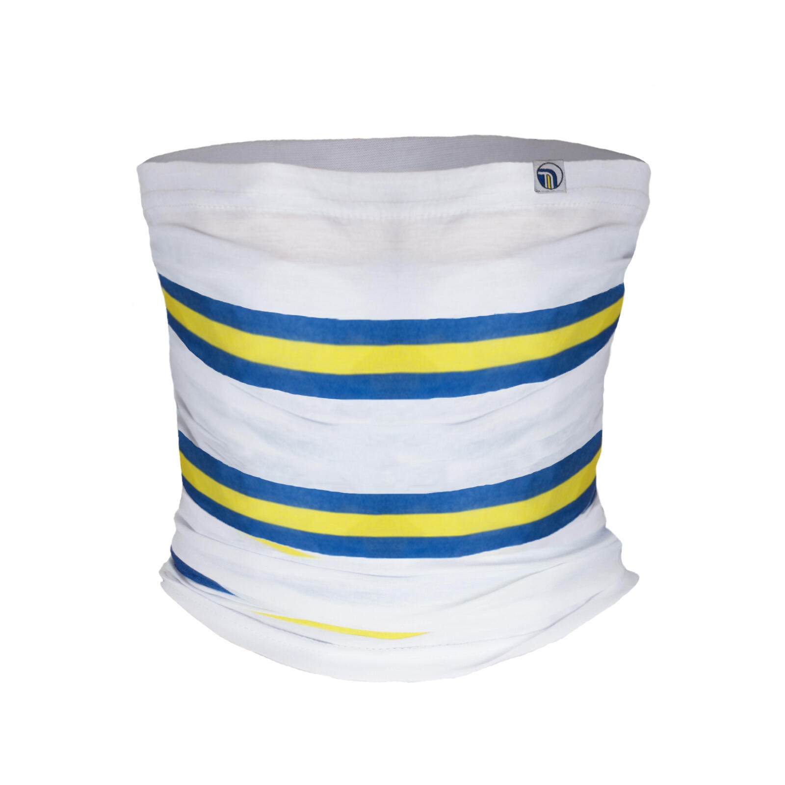 FAN ORIGINALS Fan Originals Snood Neck Scarf White Blue Yellow Leeds United Colours
