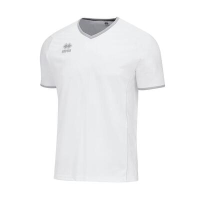 T-Shirt Errea Lennox Maglia Mc Jr 03100 Granata Bianco Adulto
