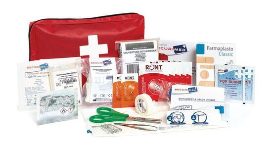 Trousse de 1er secours vehicule souple - 54 Pièces