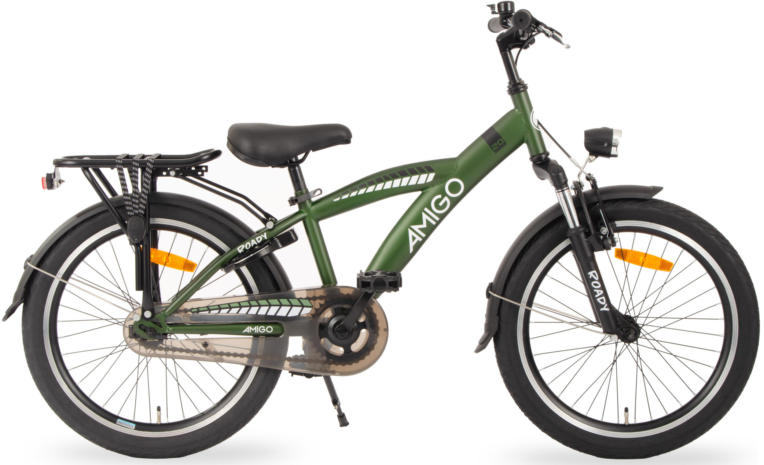 AMIGO AMIGO Kinderfahrräder Jungen Roady 20 Zoll 31 cm Jungen Rücktrittbremse Grün