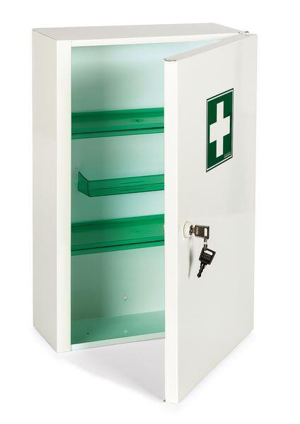 Armoire à pharmacie 1 porte en métal - Vide 2/2