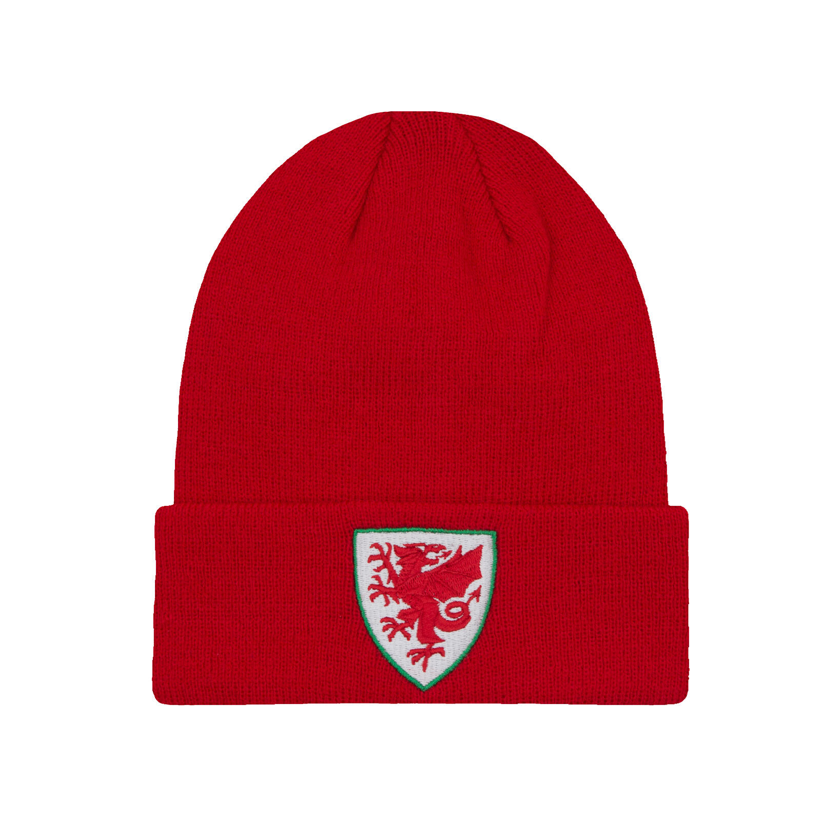 FA WALES FA Wales Knitted Hat Beanie Bobble Official FAW Football Gift