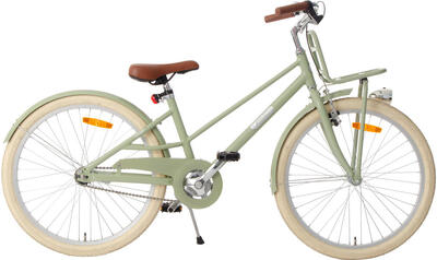 Amigo meisjesfiets urban aluminium frame 24 inch meisjes terugtraprem groen