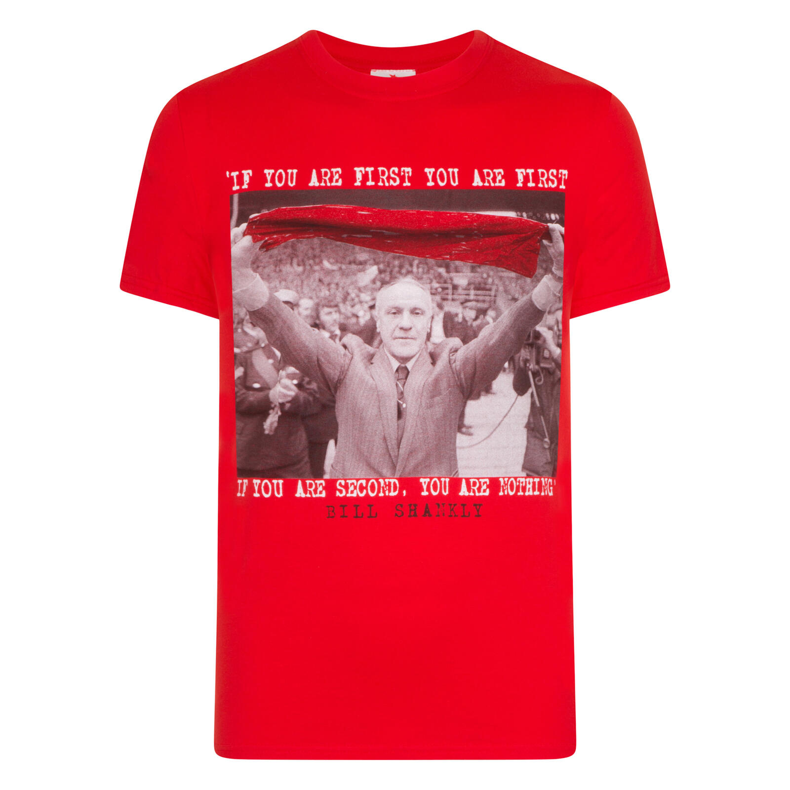LIVERPOOL FC Liverpool Football Legend Bill Shankly Football Gift Mens T-Shirt