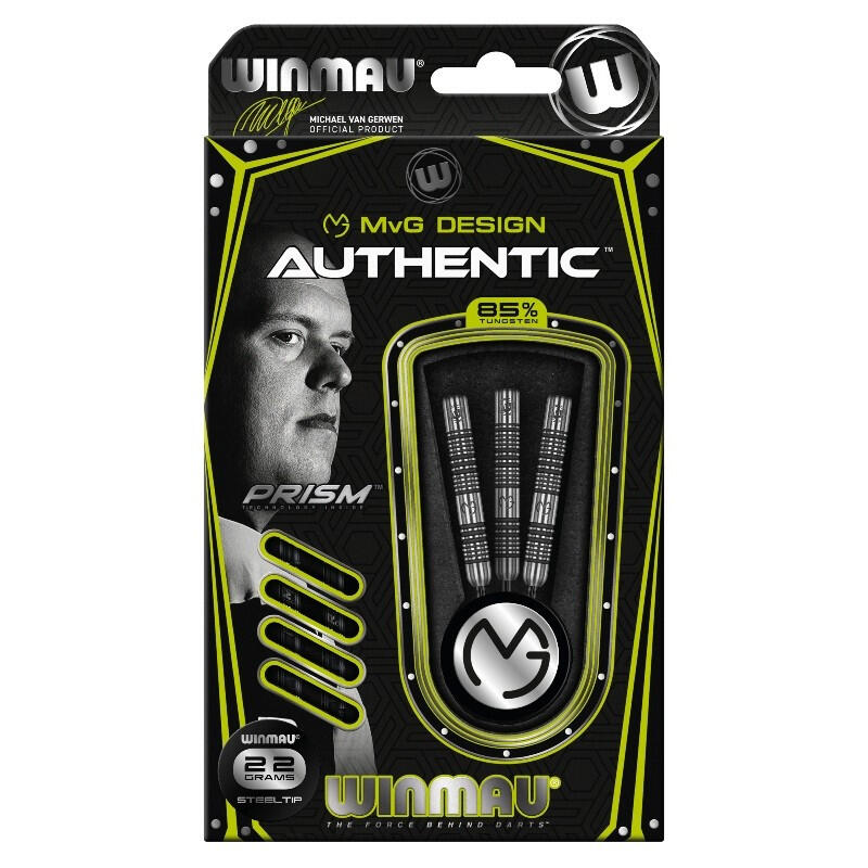 MvG Authentic steeltip dartpijlen 26 gr. 5/5