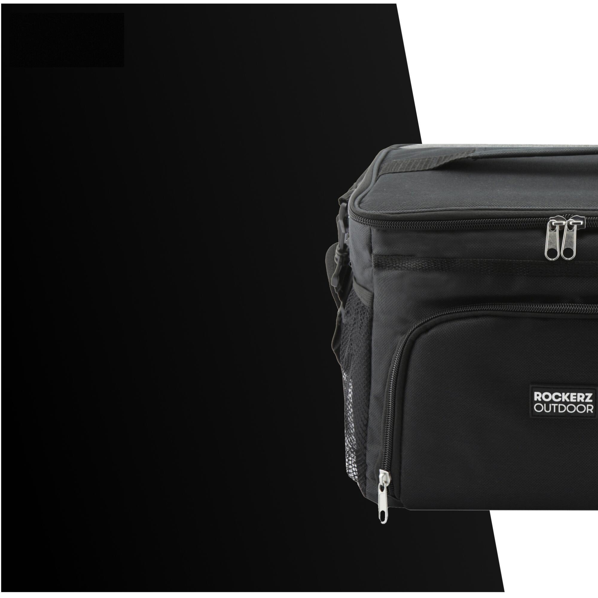 4 laags geïsoleerde Koeltas - Lunchtas - Picknicktas - 15 liter - Kleur: Zwart 3/7