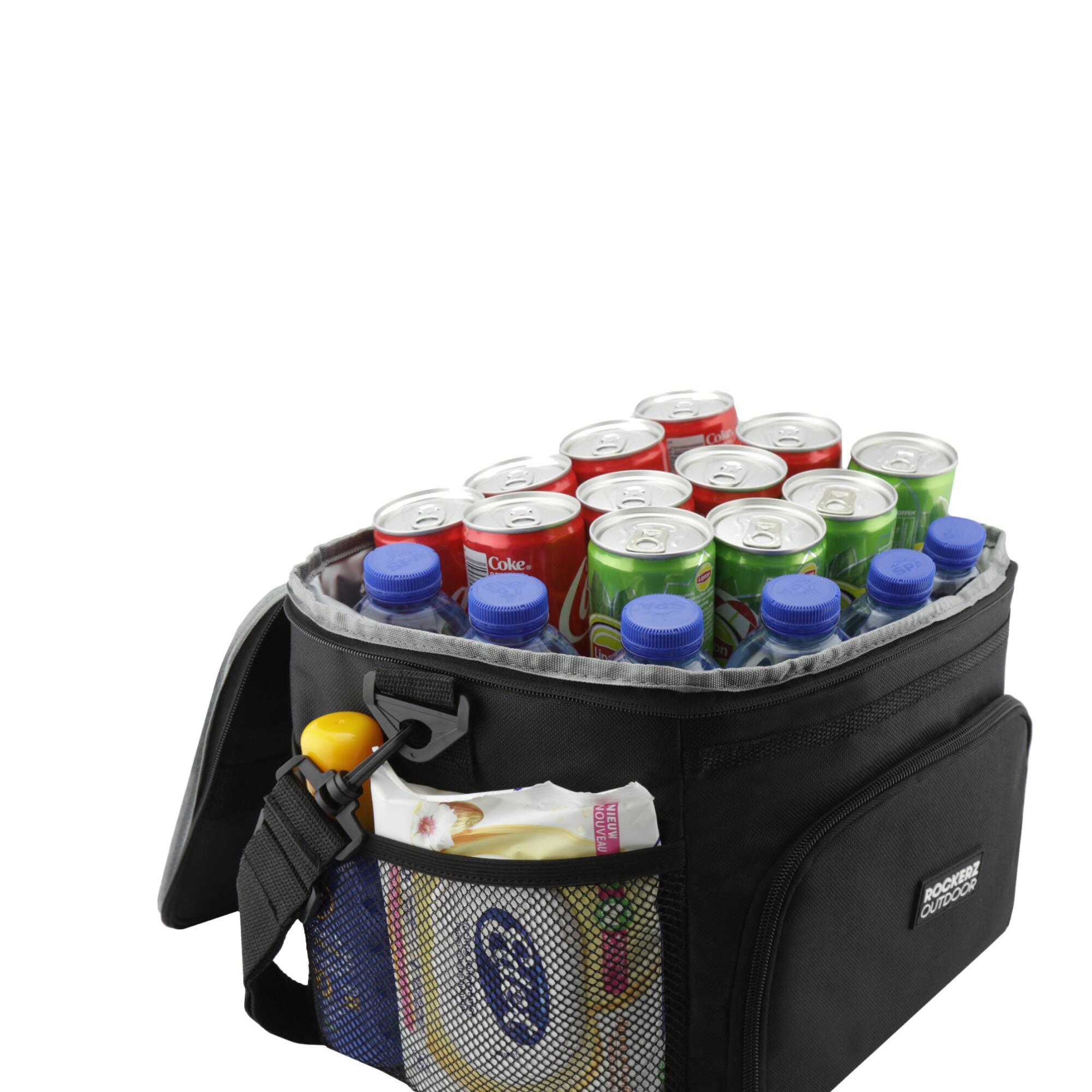 4 laags geïsoleerde Koeltas - Lunchtas - Picknicktas - 15 liter - Kleur: Zwart 2/7