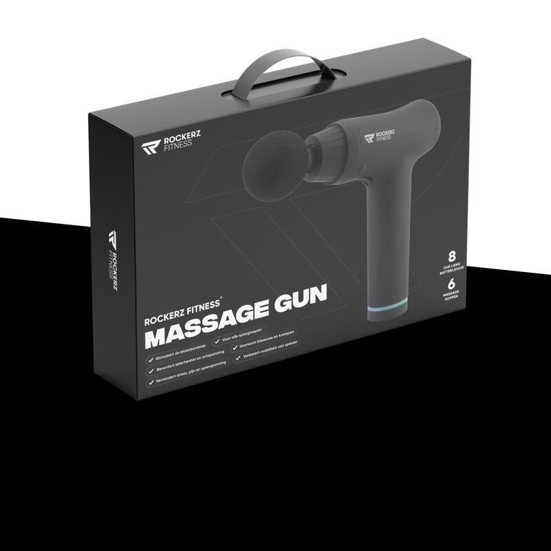 Pistolet de massage - Massage sportif et relaxant - Puissant - Sans fil - Étui i