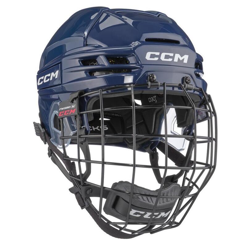 Casque de hockey sur glace Navy Adults CCM TACKS 720 Combo