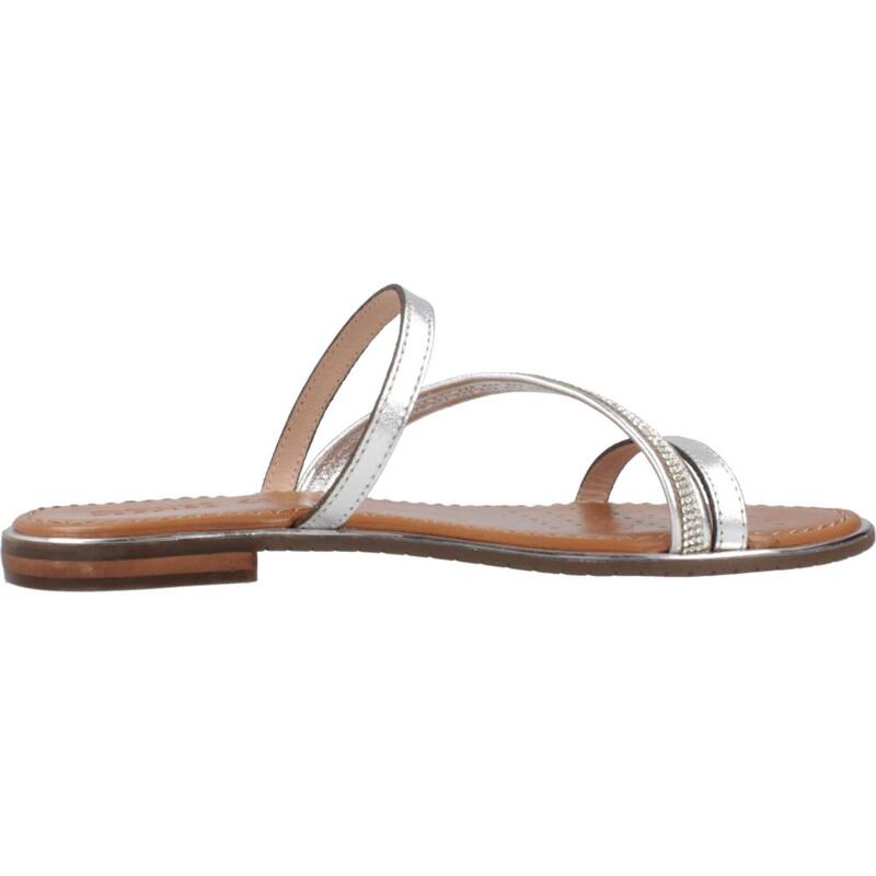 Sandalias Mujer Geox D Sozy Plus A Plata