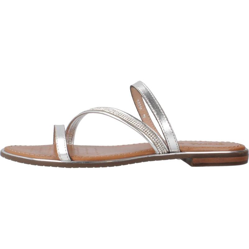 Sandalias Mujer Geox D Sozy Plus A Plata