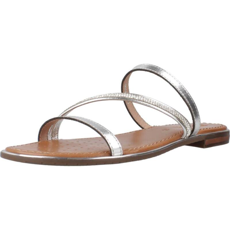 Sandalias Mujer Geox D Sozy Plus A Plata