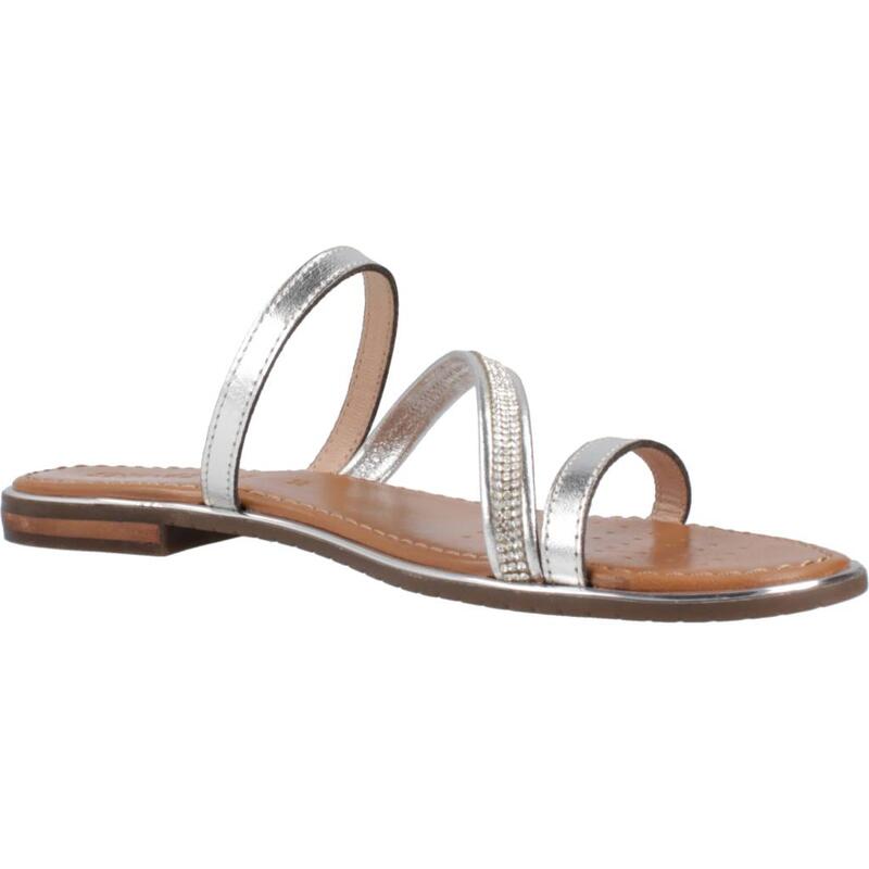 Sandalias Mujer Geox D Sozy Plus A Plata