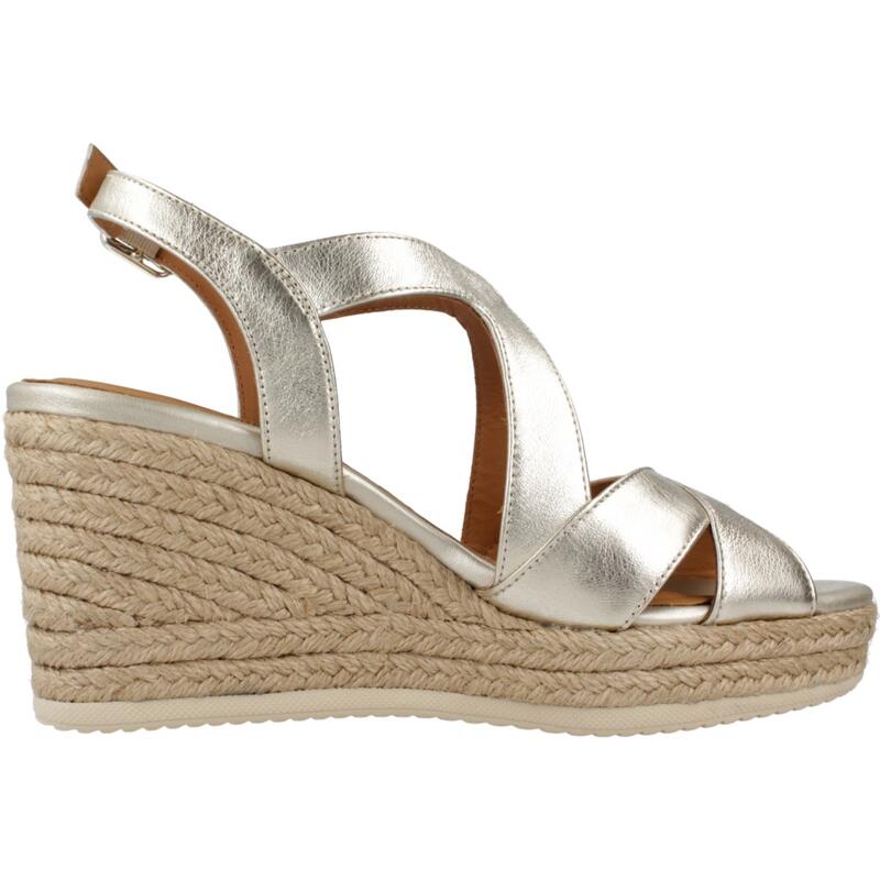 Sandalias Mujer Geox D Ponza Oro