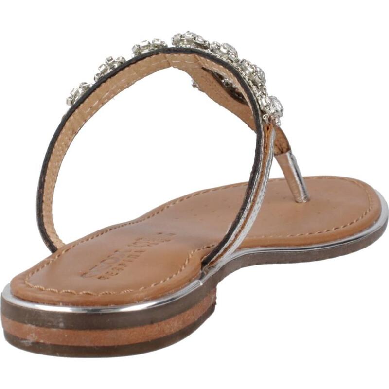 Sandalias Mujer Geox D Sozy Plus Plata