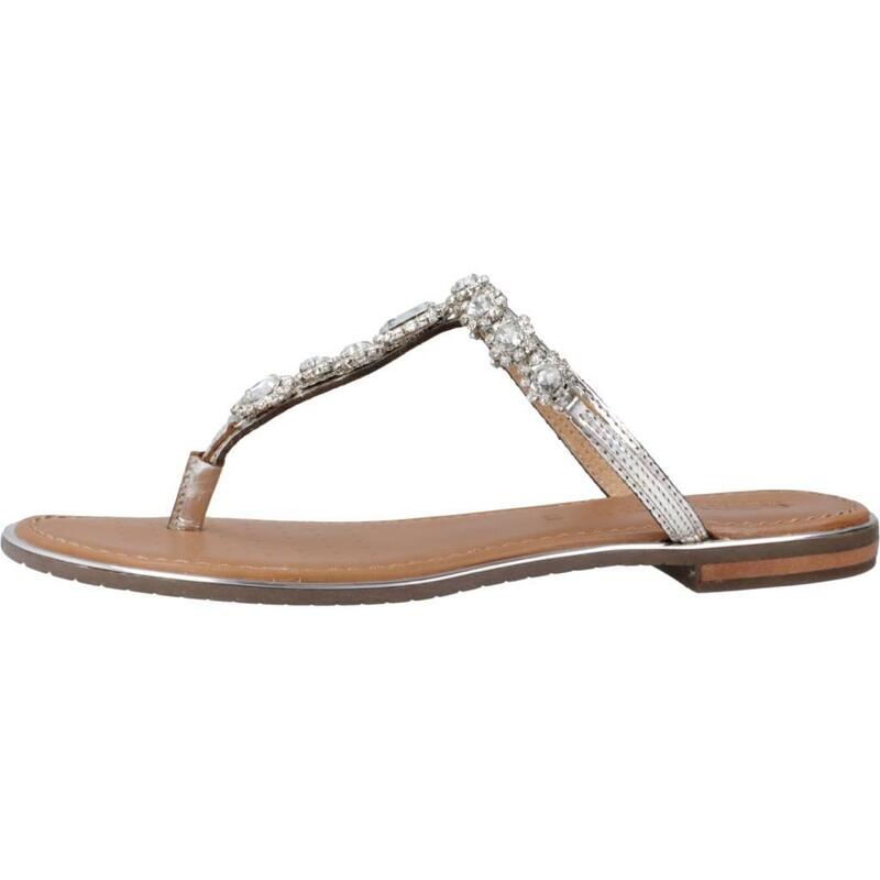 Sandalias Mujer Geox D Sozy Plus Plata