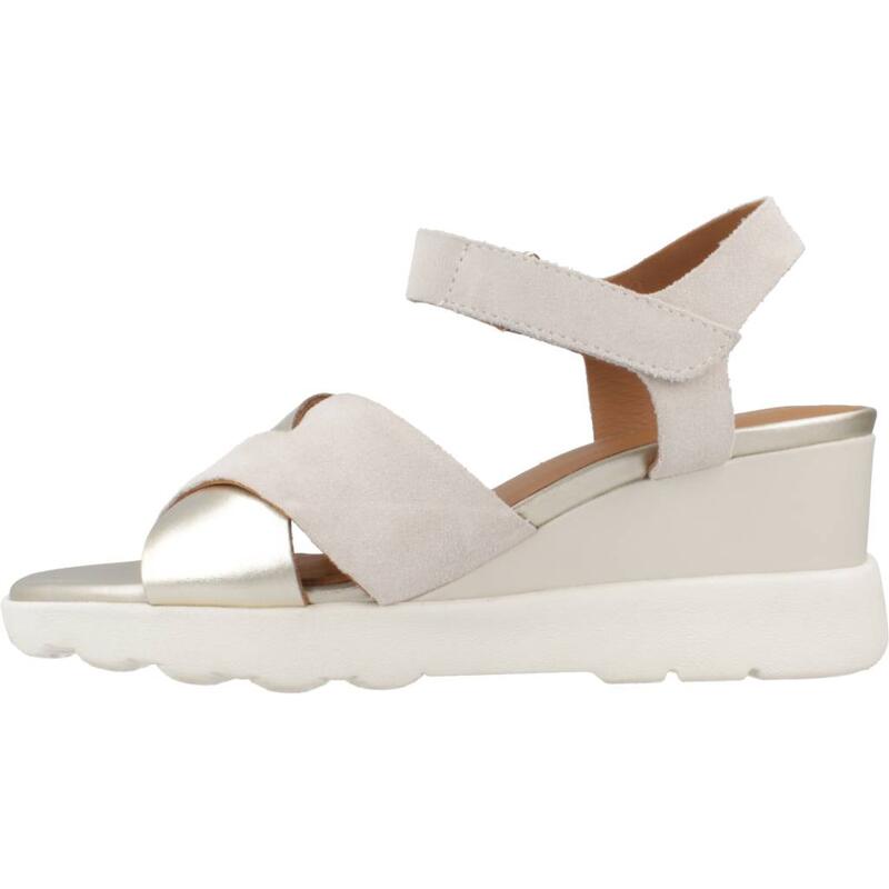 Sandalias Mujer Geox D Spherica Ec6 C Beis