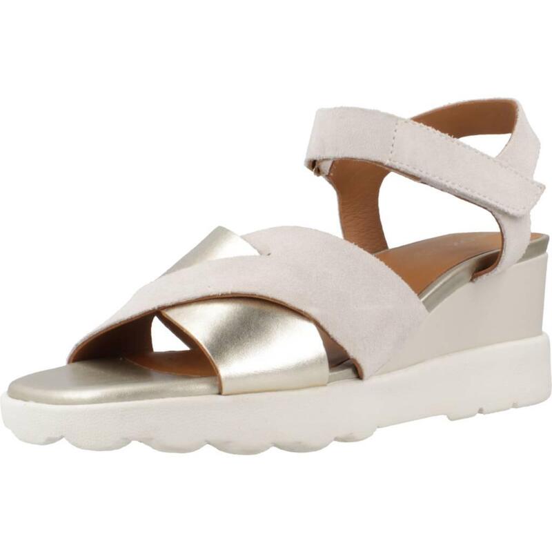 Sandalias Mujer Geox D Spherica Ec6 C Beis